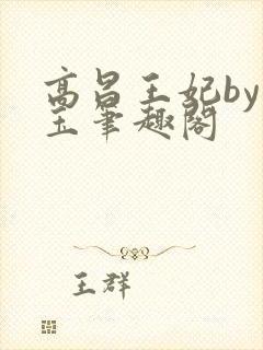 高昌王妃by黛玉笔趣阁