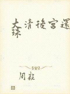 大清后宫还君明珠