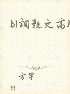 bl调教文高h