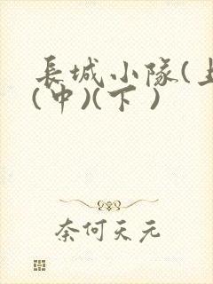 长城小队(上)(中)(下 )封面