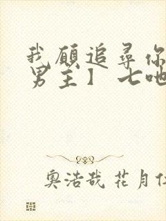 我愿追寻你【双男主】 七吔