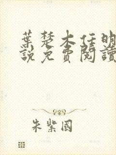 叶楚木任明曦小说免费阅读最新章节