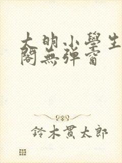 大明小学生笔趣阁无弹窗封面