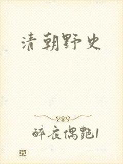清朝野史