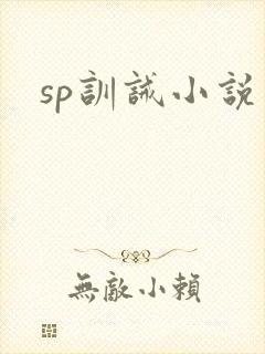 sp训诫小说封面