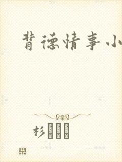 背德情事小说封面