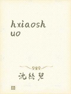 hxiaoshuo封面