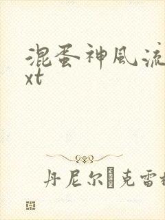 混蛋神风流史txt