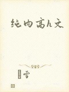 纯肉高h文封面