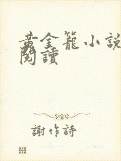 黄金笼小说免费阅读