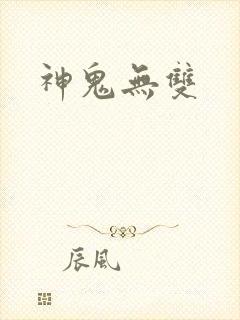神鬼无双封面