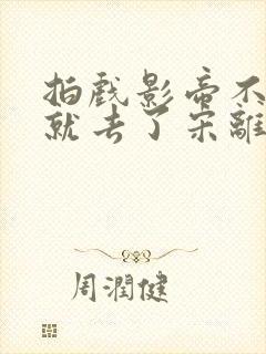 拍戏影帝不小心就去了宋离