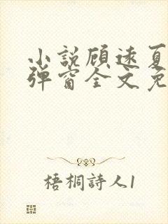 小说顾远夏婉无弹窗全文免费阅读