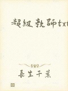 超级教师txt