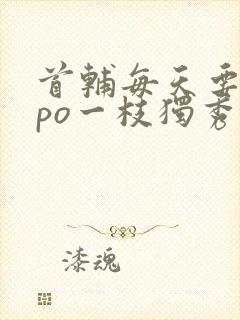 首辅每天要不够po一枝独秀全文