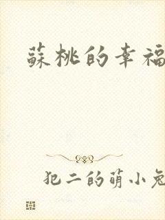 苏桃的幸福生活封面