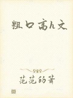 粗口高h文