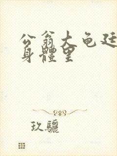 公翁大龟廷进我身体里