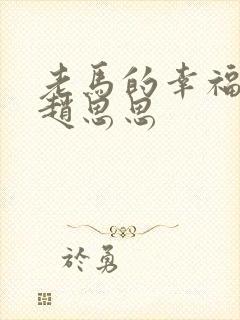 老马的幸福生活赵思思