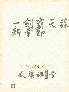 一剑霸天苏信最新章节