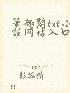 笔趣阁txt小说网站入口