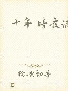 十年 暗夜流光