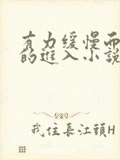 有力缓慢而坚定的进入小说