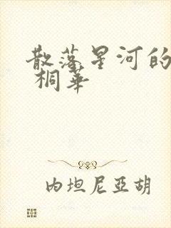 散落星河的记忆 桐华