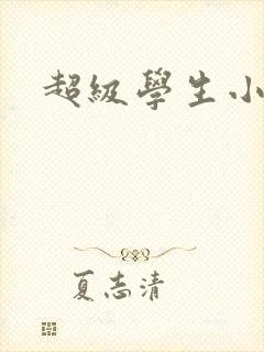 超级学生小说
