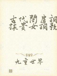 古代闺房调教h揉贵女调教记封面