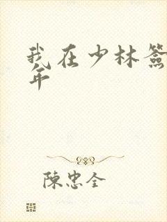 我在少林签到万年封面