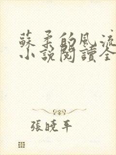 苏柔的风流人生小说阅读全文封面