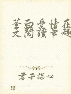 苍白爱情在线全文阅读笔趣阁无弹窗