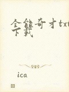 全能奇才txt下载