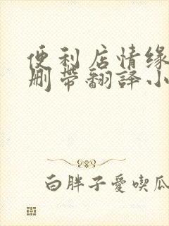 便利店情缘未增删带翻译小说