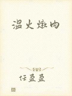 温火炖肉
