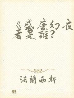 《盛唐幻夜》作者是谁?