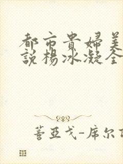 都市贵妇美腿小说杨冰凝全文阅读