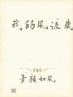 我的风流岁月封面