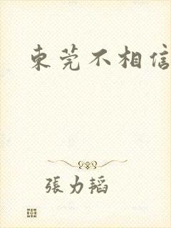 东莞不相信眼泪