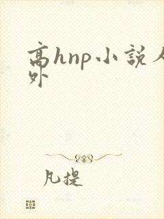 高hnp小说人外封面