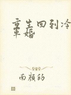 重生回到冷战前军婚