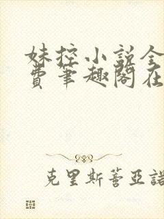 妹控小说全文免费笔趣阁在线阅读