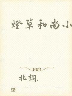 灯草和尚小说封面