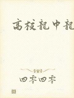 高校龙中龙封面