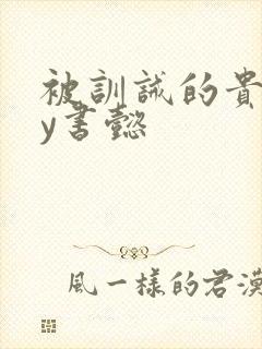 被训诫的贵妃by书懿封面