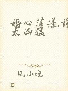 婚心荡漾,前夫太凶猛