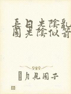 长日光阴乱作一团光阴似箭无弹窗