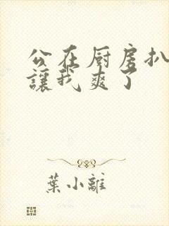 公在厨房扒开腿让我爽了封面