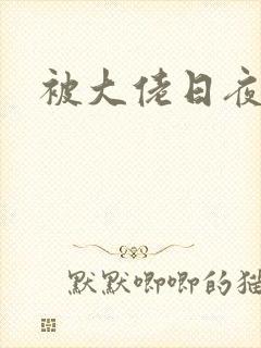 被大佬日夜
